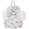 Image de Mini sac à dos - LOUNGEFLY - Mickey et ses amis - Hiver - Détails irisés glacés - Poche pour oreilles de Minnie