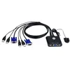 Image de ATEN CS22U - Commutateur KVM - 2 x KVM port(s) - 1 utilisateur local - de bureau en occasion ou reconditionné
