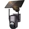 Image de Caméra de sécurité solaire Xega extérieure sans fil 2K PTZ Wi-Fi - Vision nocturne couleur - PIR-AI Détection Humaine