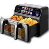 Image de Friteuse sans huile - Double cuve 9L - 2200W - 10 programmes automatiques