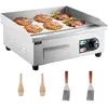 Image de Plaque de Cuisson Electrique Commerciale Plaque de cuisson Plancha BBQ Acier Inox 3000w.