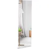 Image de COSTWAY Miroir Mural Psyché Rectangulaire sans Cadre 110 x 38 cm Pleine Longueur Bord Biseauté Suspendu Vertical ou Horizontal