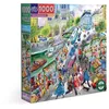 Image de Puzzle - EEBOO - Paris Bookseller - 1000 pièces - Carton recyclé - Encres végétales