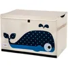Image de Caisse rangement Baleine - GENERIQUE - Sac de rangement en tissu - Rose - Enfant - 62x38x37 cm