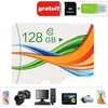 Image de V03 Carte Mémoire Micro SD 128go Class 10 Adaptateur sd + lecteur de cartes
