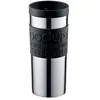 Image de Mug de voyage - BODUM - 4306236 - Inox - Bouchon à vis - 035 L - Noir