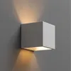 Image de Applique plâtre cube blanc - Nevada