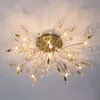 Image de Plafonnier cristal doré 78 cm - Gutenstein