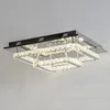 Image de Plafonnier LED cristal 2 carrés design - Wade