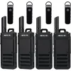 Image de Retevis RB639P Talkie Walkie Rechargeable Mini Radio Bidirectionnelle avec Oreillettes PMR446 USB Ultra-Fin Professionnel(4Pcs)