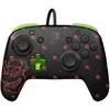 Image de Manette filaire PDP REMATCH GLOW pour Nintendo Switch - Noir - Boutons programmables - Effet lumineux