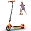 Image de Trottinette Électrique enfant Pour Cadeau iScooter K2Pro OrangeVitesse Hauteur Réglables150WPneus 6’’LED Multicolores6-12 Ans