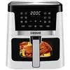 Image de DEIME Friteuse à air sans huile 7L Air Fryer 1800 W avec 12 Préprogrammes Écran Tactile LED Fenêtre Transparente
