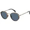 Image de Lunettes de soleil - DAVID BECKHAM - DB 1033 / S 2IK - Or - Bleu - Ronde