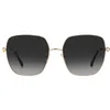 Image de Lunettes de Soleil - JIMMY CHOO - KORI/G/SK - Doré - Noir - Métal
