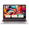 Image de Ordinateur Portable - Win11- PC Portable -14 Pouces-1080p FHD - RAM 6Go+Stockage256Go SSD - Expansible 1TB-2.4G+5G WiFi-Argent