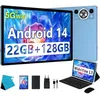 Image de DEERTIME Tablette Tactile 10.1  Android 15 30GO RAM +128GO ROM (512GO TF) Octa-Core 8000mAh Widevine L1 5+8MP Caméra GPS