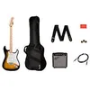 Image de Squier Squier Sonic Stratocaster Pack Mn 2-Color Sunburst Pack Débutant Guitare Électrique en occasion ou reconditionné