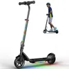 Image de Trottinette Électrique Enfant 6’’ K2Pro-3 Vitesses (5/10/16 km/h)-150W-26 Ah-LED Multicolores-Cadeau For kids 6-12 ans-Noir