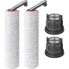 Image de Brosse à rouleau + filtre daccessoires pour Dreame H14 Pro H14 H14 Dual aspirateur sec et humide pièces de rechange 2 rouleaux