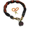 Image de Antivol chaîne Kryptonite Messenger Chain & Moly - orange/noir - Vélo loisir - Mixte - Niveau de protection 7