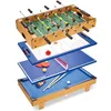 Image de Table multi-jeux - NUO - Baby-foot Billard Ping Pong Hockey - Mixte - Intérieur - Bois