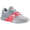 Image de Chaussures de tennis - HEAD - REVOLT PRO 4.0 - Gris / corail - Performance améliorée - Adhérence optimale