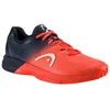 Image de Chaussure de tennis HEAD Men Revolt Pro 4.0 Hommes - Bleuberry-Coral - Taille 45 - Tennis - Synthétique