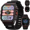 Image de XtraDiTech Montre Connectée GPS Cardio Sport Suivi Itinéraire Localisation Longitude Latitude Couronne Numérique Alexa Strava Noir