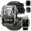 Image de Blackview Montre Connectée Homme - Batterie 900 mAh - Boussole - Lampe de poche - Smartwatch Compatible Android iOS Samsung Huawei