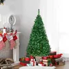 Image de GIANTEX Sapin de Noël 1 8M avec 650 Branches PVC avec Artificiel Effet Réaliste Socle en métal