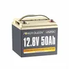 Image de PowerQueen Batterie Lithium 12V 50Ah LiFePO4 BMS 50A 640Wh 4000+ Cycles