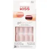 Image de KISS GEL Collection Fantaisie Lot de 28 Ongles Artificiels - Manucure prête colle gel accessoires inclus
