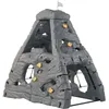Image de Step2 Skyward Summit Kiddimandjaro Triangle / Cadre d’Escalade Enfant en Gris Jeux escalade en Plastique pour Enfants