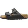 Image de Chaussures Birkenstock ARIZONA Slide pour femmes - Noir - Boucle de serrage - Talon plat