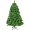 Image de COSTWAY Sapin de Noël Artificiel 180 cm avec 586 Branches et Support en Fer Arbre de Noël Artificiel pour Décoration de Fêtes