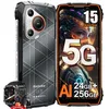 Image de Blackview BL7000 Smartphone robuste 5G Double écran 678 8Go+256Go 7500mAh 50MP NFC Orange + Montre W70 Pro