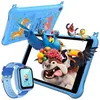 Image de BLACKVIEW Tab 50 Kids   Tablette enfant 8 HD 3 Go (+3 Go ext.) 64 Go (+1 To) Android 13 RK3562 5580mAh étui EVA bleu