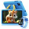 Image de Blackview Tab A6 Kids - Tablette 101 HD+ Android 14 12 Go (4+8) 128 Go + microSD 1 To 5100 mAh Bleue + Montre Z10