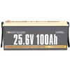 Image de Batterie Lithium LiFePO4 24V100Ah 2560Wh pour Camping-car Caravane Voyage Marine Système Solaire Power Queen
