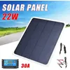 Image de Panneau Solaire - ROLEADER - 22W 12V - Kit Chargeur de Batterie 30A - Haute Efficacité - Léger et Durable