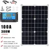Image de Panneau solaire 300W - QINGQUE - Monocristallin - Double USB - Contrôleur 100A - IP65