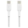 Image de BELKIN - cable - BRAIDED C-C 2.0 1M WHT - BRAIDED