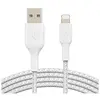 Image de Belkin Câble USB-A vers Lightning MFI renforcé (blanc) - 15 cm