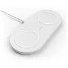 Image de Belkin double station de charge à induction (blanc) - 10W (avec adaptateur secteur)