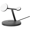 Image de Belkin BoostCharge Station de Recharge 3-en-1 avec Qi2 Chargeur MagSafe pour iPhone 16Apple WatchAirPodsNoir