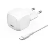 Image de Belkin Caricabatteria da parete USB-C 20W compatto ricarica rapida bianco