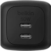 Image de Belkin BoostCharge Pro Chargeur secteur GaN deux ports USB-C, 50W - Noir