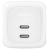 Image de Belkin BoostCharge Pro Chargeur secteur GaN deux ports USB-C - 67W - Blanc