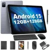 Image de Tablette Tactile Android 10 pouces Octa-Core 12Go+128Go Clavier Bluetooth(QWERT) 5+13MP 6000mAh Haute performance & bas prix